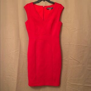 Karl Lagerfeld Vibrant Red Midi Dress